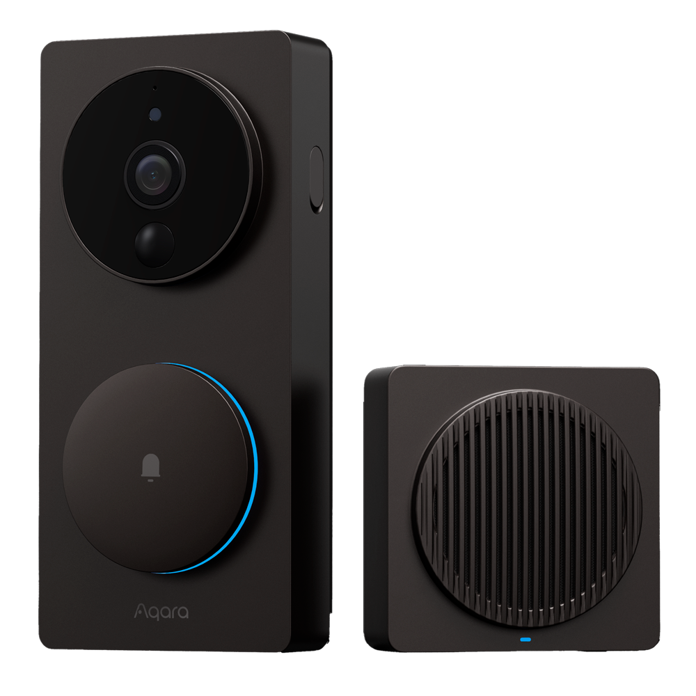Aqara Smart Video Doorbell G4 - Zigbee 3.0 / WiFi 2.4Ghz  - Matter over WiFi - Campanello video smart - Riconoscimento facciale AI - Supporta Apple Homekit