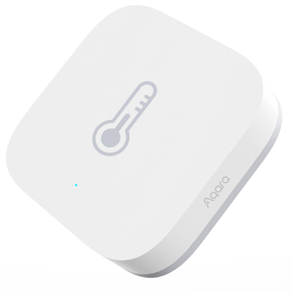 Aqara Sensore dei Temperatura e Umidità T1 - Zigbee 3.0  - Dati relativi allo storico - Richiede AQARA HUB - Durata della batteria di 2 anni - Supporta Apple Homekit