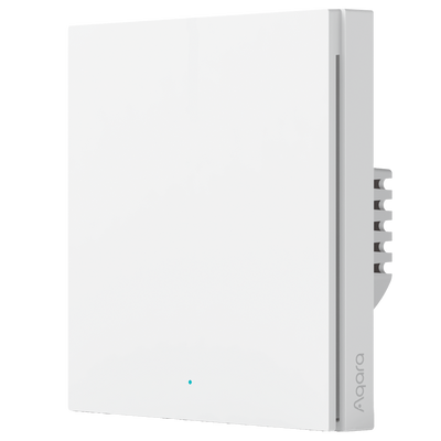 Aqara Interruttore Smart da parete H1 - Zigbee 3.0  - Richiede AQARA HUB - Senza neutro / Protezione dall'alta tensione - Compatibile con scatole a muro rotonde - Supporta Apple Homekit