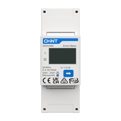 Smart Meter Anker Solix - Monofásico | Bidireccional - Compatible con inversor ASOX-H6K - Montaje en carril DIN - Precisión Clase B