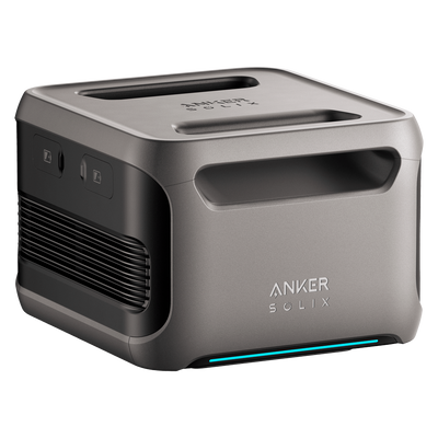 Batería de expansión Anker Solix - Gran capacidad 3840Wh (75Ah) - 3000 ciclos de vida - Compatible con ASOX-F3800 (7680Wh) - Monitorizable con App