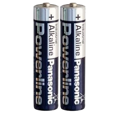 Panasonic - Batteria AAA/LR03 - Pack di 2 batterie - 1.5 V - Alcalina - Prezzo per batteria. Pack da 2