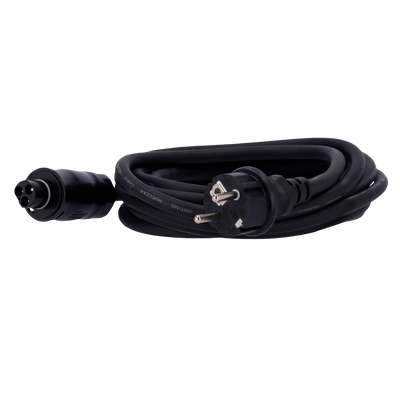 Conector solar AC 3 pines - Macho a Schuko - 5 metros de longitud
