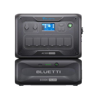 Kit di batterie domestiche Bluetti - Capacità 2765Wh - Potenza 3000W - Uscite e modalità di ricarica multiple - Controllo tramite APP (Wifi e Bluetooth) - Backup domestico UPS 24/7