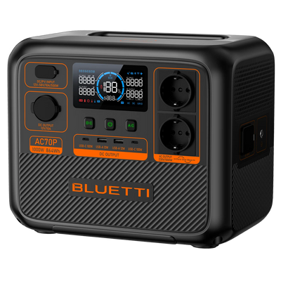 Batteria portatile Bluetti - Gran capacità 864Wh - Potenza in uscita 1000W max - Ingressi e uscite multiple - 3000 Cicli di vita - Funzione UPS