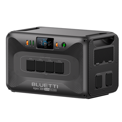 Power Station portatile - Gran capacità 2765Wh - Potenza in uscita 3840W - Modalità di ricarica multiple - 6000 cicli di vita | Funzione UPS - Display LCD | Controllo tramite app