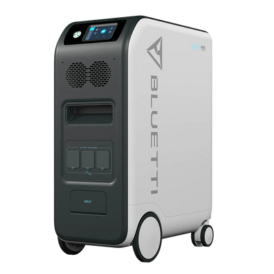 Power Station portatile Bluetti - Grande capacità 5120Wh (100Ah) - Potenza in uscita 3000W max - Uscite e modalità di ricarica multiple - 6000 cicli di vita  - Touch Screen | Controllo tramite APP