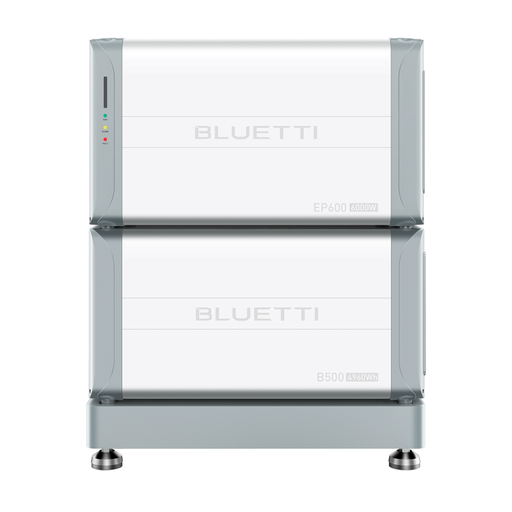 Kit batteria domestica - Inverter + Batteria + Supporto - Grande capacità 4960 Wh - Potenza 6000W - Controllo tramite APP (Wifi e Bluetooth) - IP65