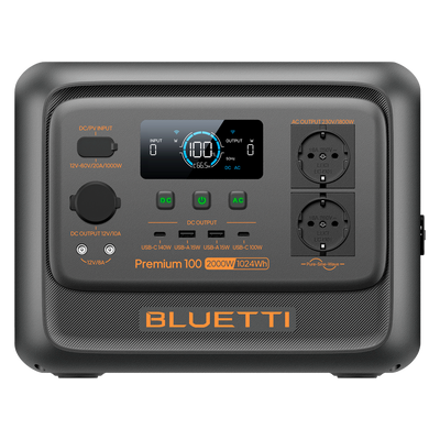 Power Station portatile - Gran capacità 1024Wh - Potenza in uscita 1800W - Uscite e modalità di ricarica multiple - 4000 cicli di vita | Funzione UPS - Display LCD | Controllo tramite app