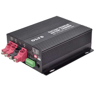 Caricabatterie doppio - Ricarica DC e Solare - 430W di ingresso solare - Corrente di carica fino a 30A - Compatibile con numerosi tipi di batterie - Comunicazione BT opzionale (App)