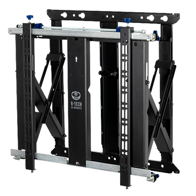 Supporto pop-out per videowall - Peso supportato 50kg - VESA 600x400mm - Distanza dalla parete di 70-223mm - Microregolazione +/-7.5mm per angolo - Regolazione dell'altezza del monitor +15mm