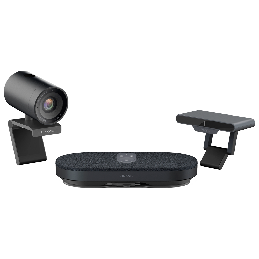 Telecamera 4K - Microfono-altoparlante - Ricevitore - Trasmissione wireless dello schermo - Plug and play - Per sale fino a 20m2