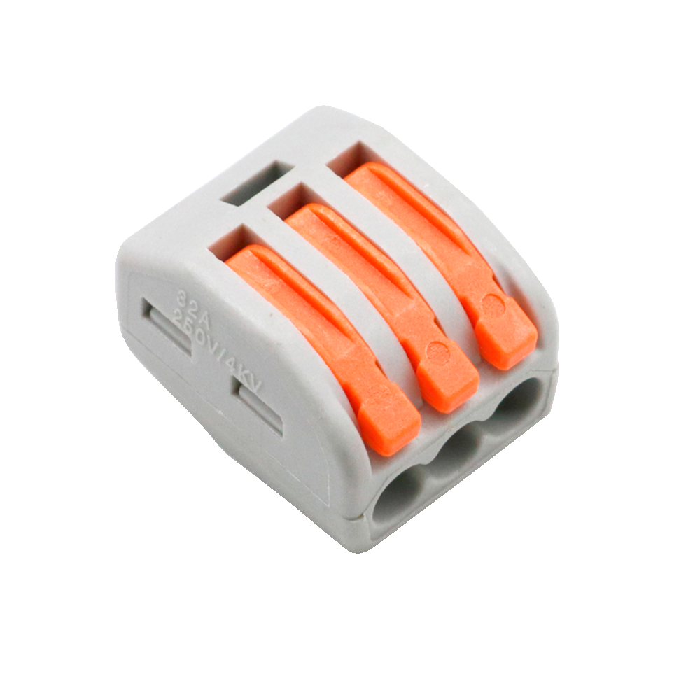 Safire -  Connettore del Cavo - 1 Ingressi e 2 Uscite  - Sezione del cavo 28 ~ 12AWG - Sezione 0.08 m²~ 4 mm² - 10 unità