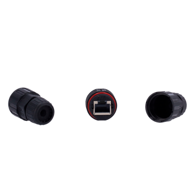 CON-RJ45-GLAND-W-BLACK