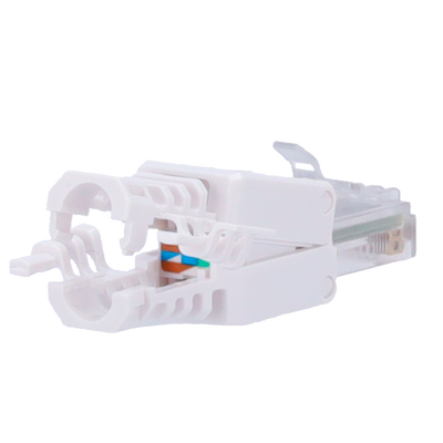 Connettore per cavi UTP - Connettore uscita RJ45 - Compatibile UTP categoria 6A - Facile installazione senza necessità di strumenti