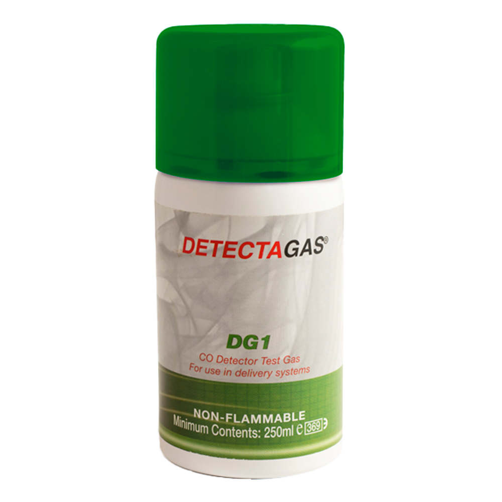 Bomboletta di Aerosol per rilevatori di CO - 250 ml - Compatibile con la maggior parte dei tester - Risposta rapida con poco spray - Non infiammabile