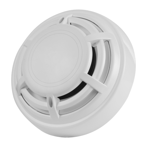 Rilevatore convenzionale di aumento della temperatura - Certificato EN54 parte 5 - Allarme a doppio LED per la visualizzazione da qualsiasi luogo - Realizzato in materiale ABS resistente al calore - Non include base - Compatibile con la prima...