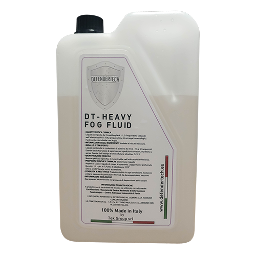 Defendertech - Ricarica liquido - 1.5L - Speciale per nebbiogeni di 800m3