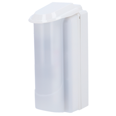Rilevatore da esterno Duevi a basso consumo - Pronto per l'integrazione di trasmettitori di terze parti - Doppio PIR e microonde (24 GHz) - Rilevamento 15 m / Antimasking / Pet immunity - Alimentazione con 2 pile CR123A - Uso esterno IP54 / A...