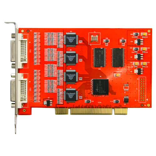 Scheda di acquisizione video digitale - 16 entrate video e 16 audio - Compressione H.264 migliorata - 400 FPS visualizazione/videoregistrazione - Software incluso - Visualizazione remota IP per IE/Software