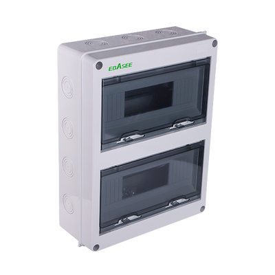 FENIVA | Quadro di distribuzione - Numero di moduli: 24  - A tenuta stagna / Adatto all’uso esterno - Compatibile con i dispositivi di protezione elettrica - Per montaggio su guida DIN - 415 x 300 x 140 mm