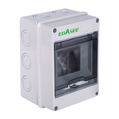 FENIVA | Quadro di distribuzione - Numero di moduli: 5 - A tenuta stagna / Adatto all’uso esterno - Compatibile con i dispositivi di protezione elettrica - Per montaggio su guida DIN - 119 x 159 x 90 mm