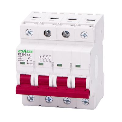 FENIVA | Sezionatore / Isolatore - Corrente nominale 40A  - 4 poli (installazioni trifase) - Per l'isolamento e la manovra - Su guida DIN - Conforme alle norme IEC/EN 60947-3