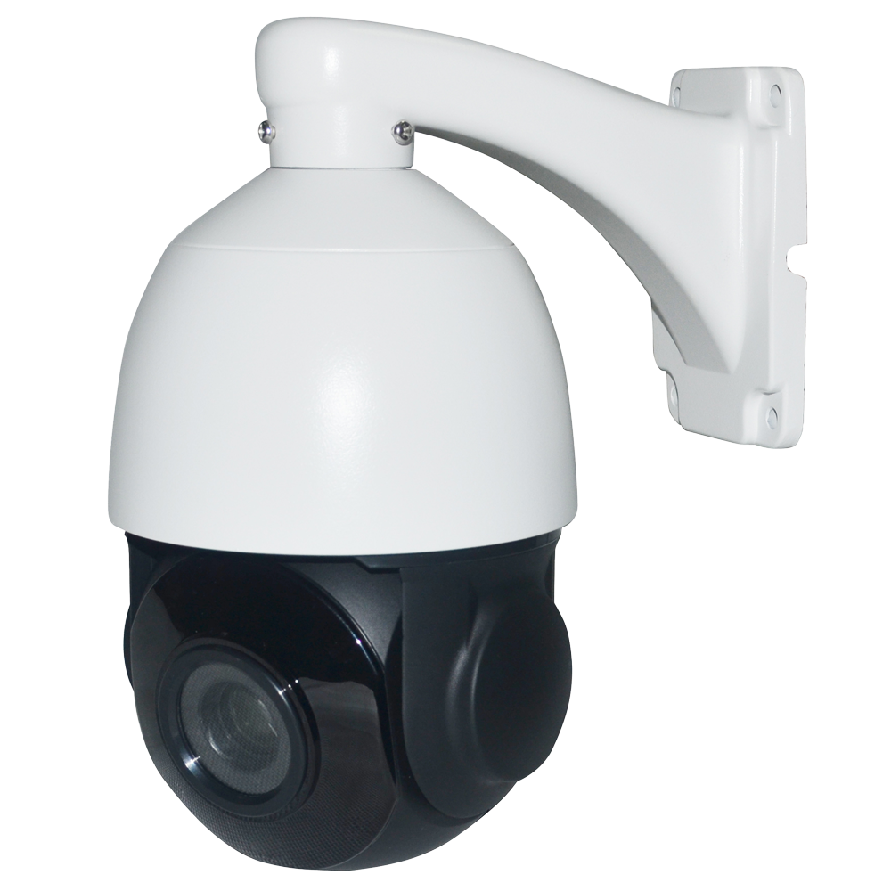 Telecamera Dome PTZ IP AI EASY-P - 5MP | Ottica 5.35~96.3mm - IR 80m | Mic | Speaker | 18X Zoom Ottico - IA per Persone e/o Veicoli - IP66 | WDR 120dB | PoE | RJ45