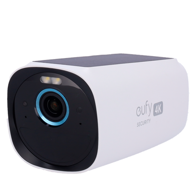 Telecamera 4K per HomeBase3 Eufy by Anker - 13000 mAh / Sensore PIR + Persone - Comunicazione RF a bassa frequenza - Audio bidirezionale - Autonomia fino a 1 anno - Adatto per esterni IP67