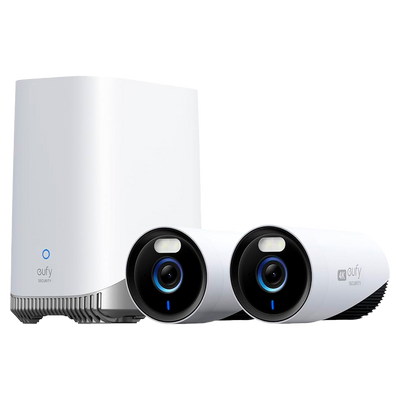 Kit 2 Telecamere + 1 HomeBase 3 Eufy by Anker - 4K /Rilevamento di persone