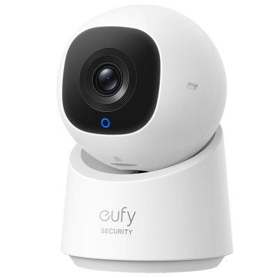 Telecamera Eufy by Anker - 2K (1080P) - 1/2.7" Progressive Scan CMOS - Ottica 2.8 mm | WDR | IR 10 m - Compressione H.264/H.265 - Adatta per interni