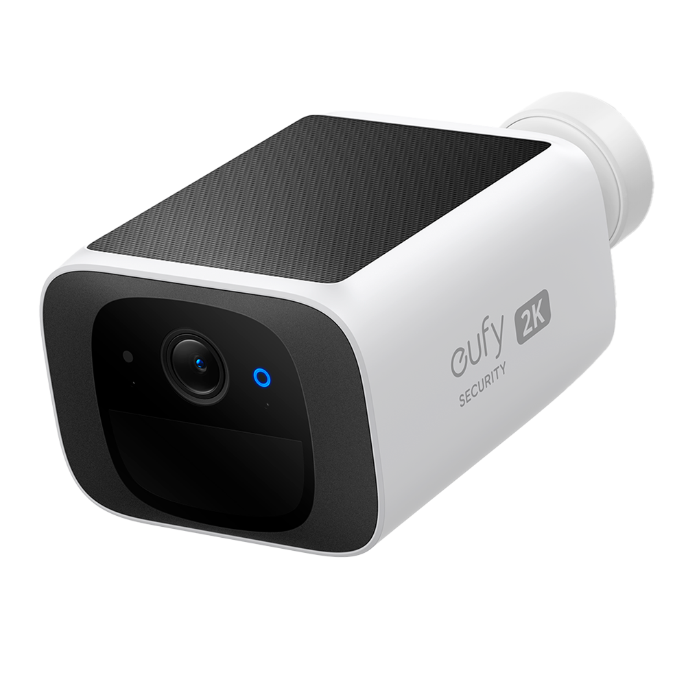 Eufy by Anker Telecamera Wifi 2K  - Rilevamento Persone/Volto/Movimento - Pannello solare integrato - Storage integrato 8 GB   - Autonomia illimitata - Adatto per esterni IP67
