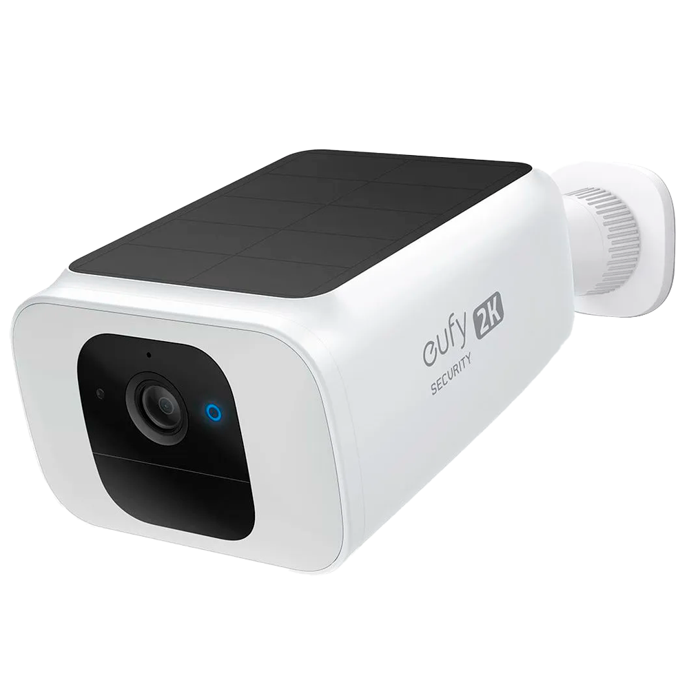 Eufy by Anker Telecamera Wifi 2K  - Rilevamento Persone/Volto/Movimento - Pannello solare integrato - Storage integrato 8 GB   - Autonomia illimitata - Adatto per esterni IP67