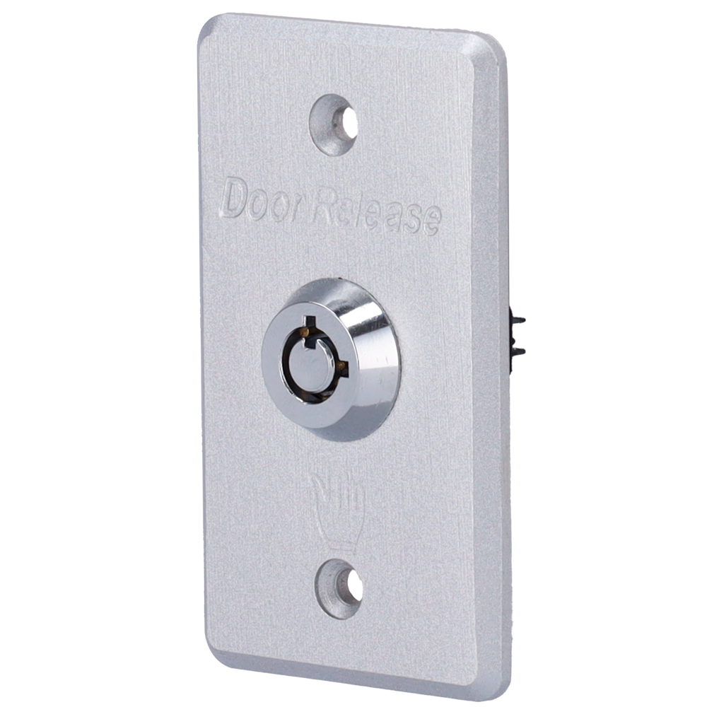 Interruttore a chiave - Uso professionale - Testato 500.000 usi - NO/NC/COM | Montaggio a incasso o in superficie - Misure 86 (H) x 50 (l) x 29 (P) mm - Realizzato in acciaio inox