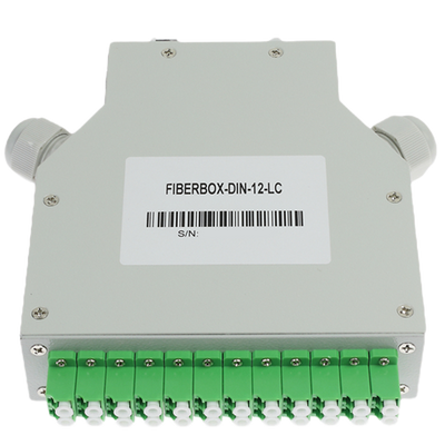 Caja de fibra  - 12 puertos LC/APC Duplex - Tipo pulido APC