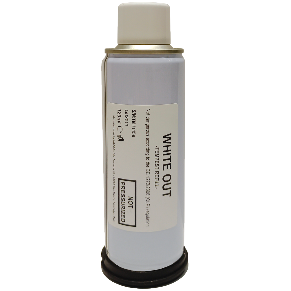 URFOG - Specifico per TEMPEST-BAT300 - Ricarica liquido nebbia - 0.125L - Sostituzione semplice