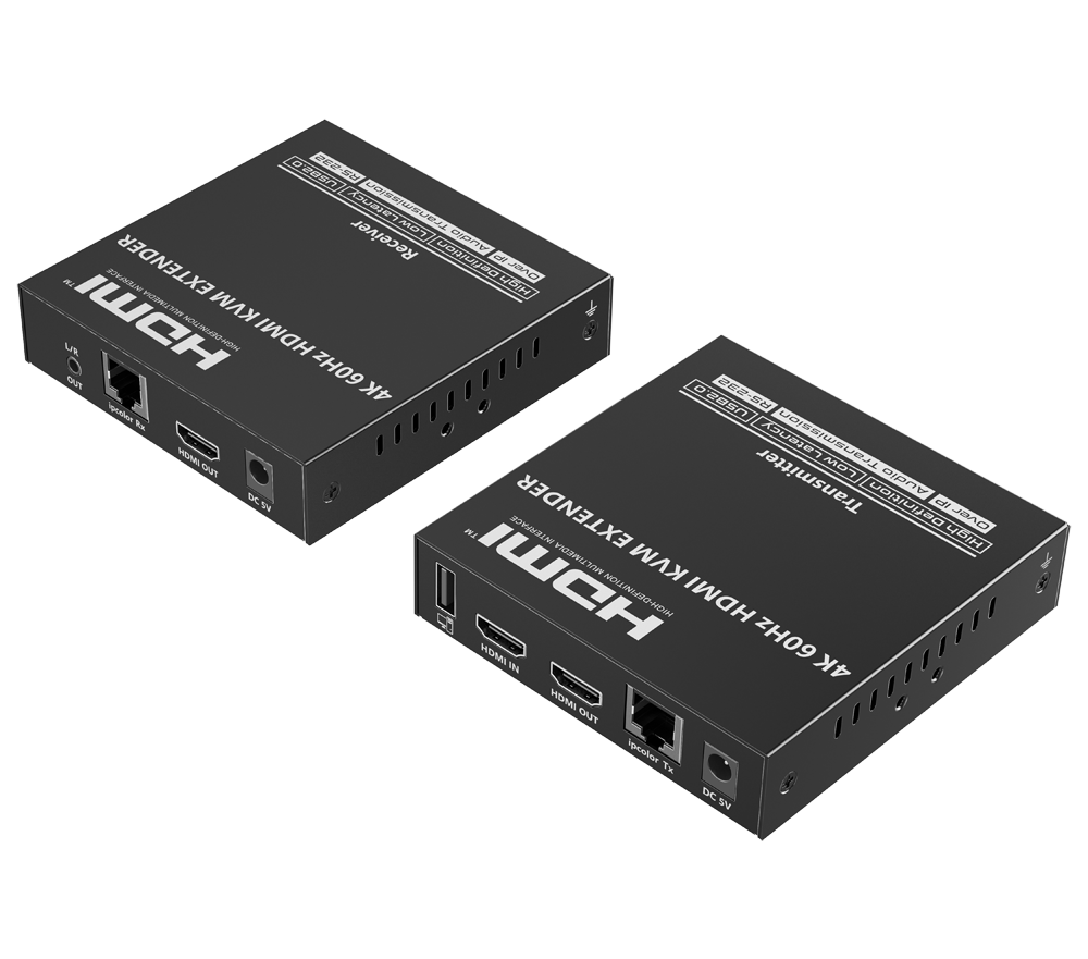 Extender KVM del segnale HDMI - Distanza 120 m - Risoluzione 4K - Consente connessioni 1:M - HDMI Loop out