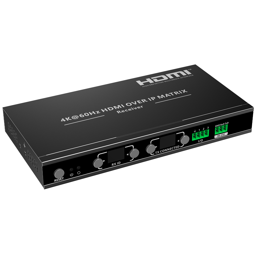 Matriz de señal HDMI IP - Permite NxM - Resolución 4K - Incluye 1 receptor