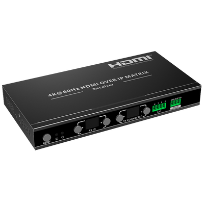Matriz de señal HDMI IP - Permite NxM - Resolución 4K - Incluye 1 receptor