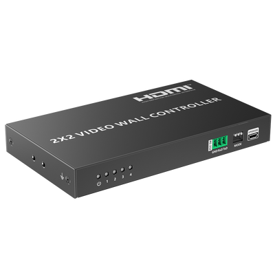 Electronica Videowall HDMI - Videowall 2x2 - Permite 1:4 - Resolución FHD