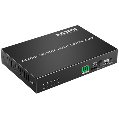 Electronica Videowall HDMI - Videowall 2x2 - Permite 1:4 - Resolución 4K