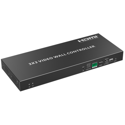Electronica Videowall HDMI - Videowall 3x3 - Permite 1:9 - Resolución 4K