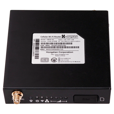 Hongdian - Router Industriale 4G - 2 porte Ethernet RJ45 10/100 - Slot per scheda SIM 4G/3G - Montaggio a parete o da tavolo - Wi-Fi 802.11b/g/n 2.4GHz