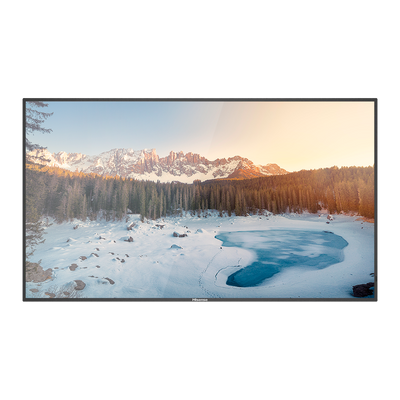 Monitor HISENSE DLED 4K 65" | Serie E - Risoluzione 3840x2160 - 2 ingressi HDMI 2.0 - Utilizzo intenso 18/7 - Audio | Altoparlanti integrati