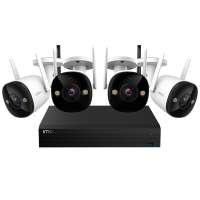 Telecamera Wifi Imou 2 Megapixel - Color Night Vision / Flash deterrente - Ottica 2.8 mm - IR 30 m - Rilevamento intelligente delle persone - Audio bidirezionale - Adatto per esterni IP67