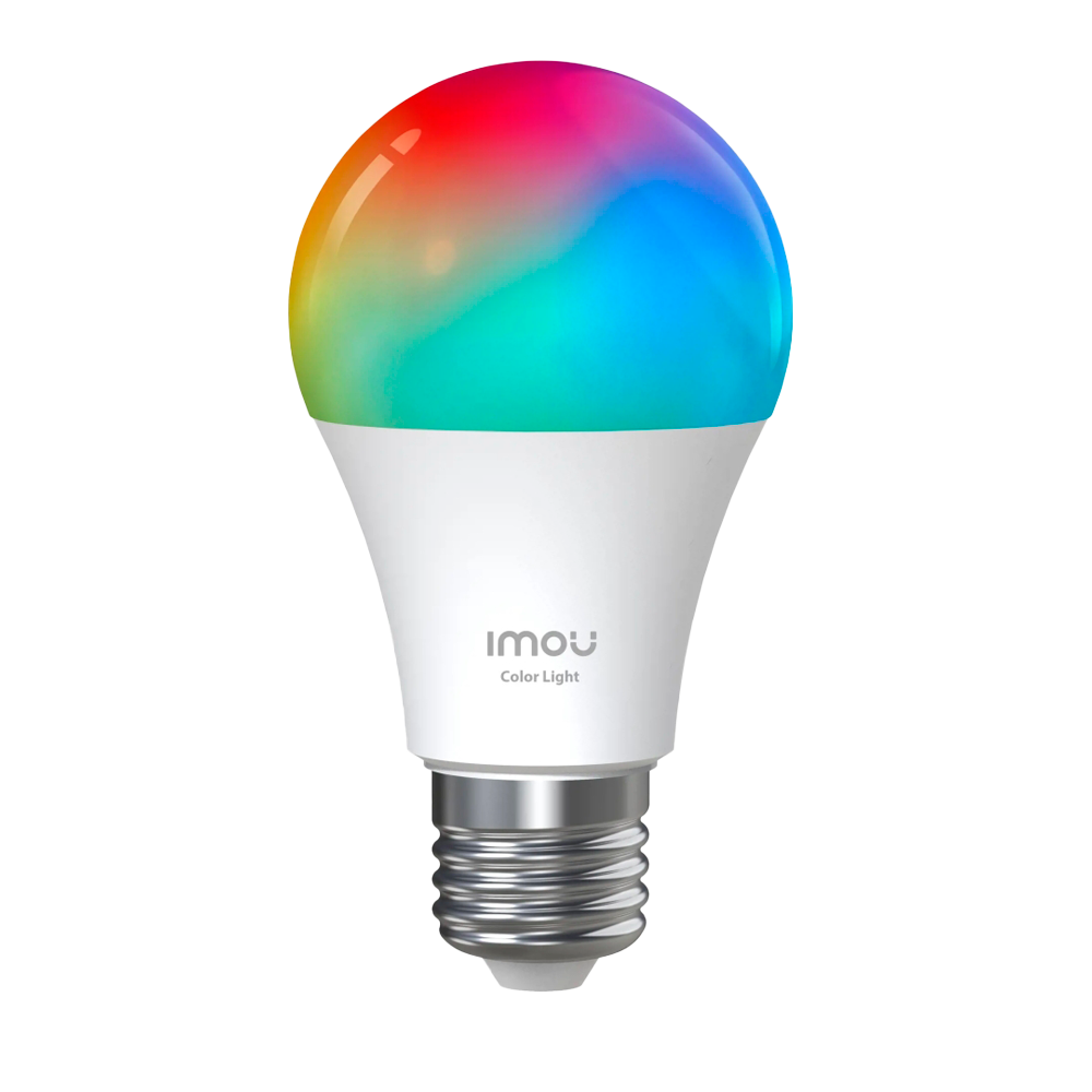 Imou Lampadina smart B5 WiFi 2.4GHz Matter - LED RGBW  - Luminosità regolabile - Temperatura 2700K - 6500K - Attacco E27 - Adatta per interni