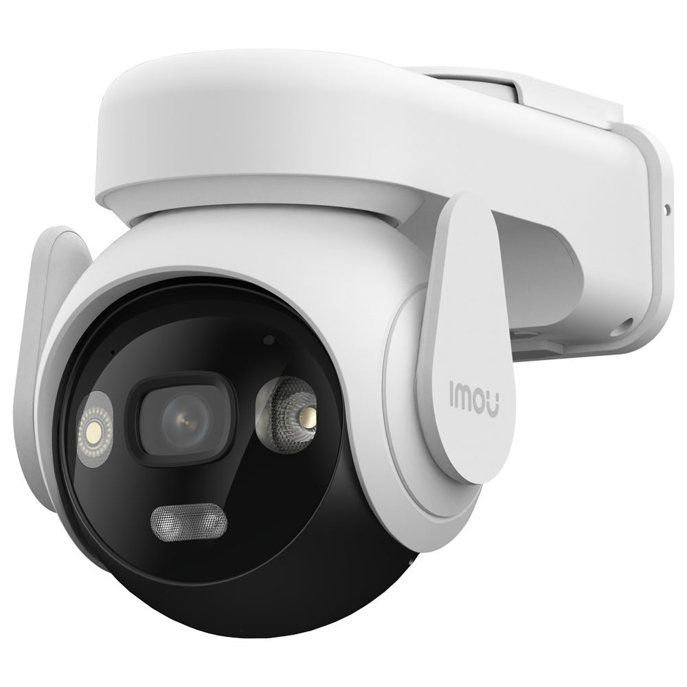 Kit Cámara AOV PT 5 MP - 4G / WiFi / 10000 mAh - 3.6 mm / Autotracking / IR + Full Color - Audio Bidireccional / Sirena+Flash azul-rojo - IMOU SENSE humanos  - Apta para exterior IP66