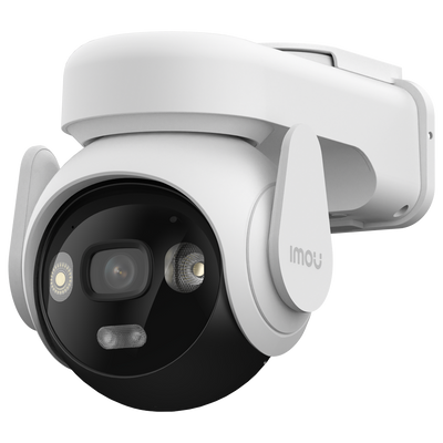 Kit Cámara AOV PT 5 MP - 4G / WiFi / 10000 mAh - 3.6 mm / Autotracking / IR + Full Color - Audio Bidireccional / Sirena+Flash azul-rojo - IMOU SENSE humanos  - Apta para exterior IP66