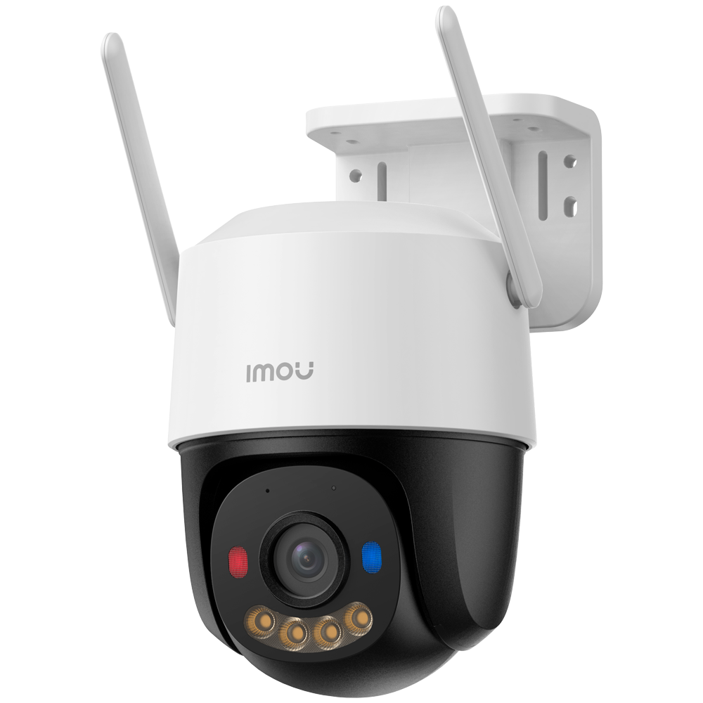 Cámara motorizada Cruiser SC 8MP  - WiFi 6 - 3.6 mm / Autotracking / IR+ Full color - Audio bidireccional / Sirena + Flash azul-roja - Detección humanos - Apto para exterior / IP66