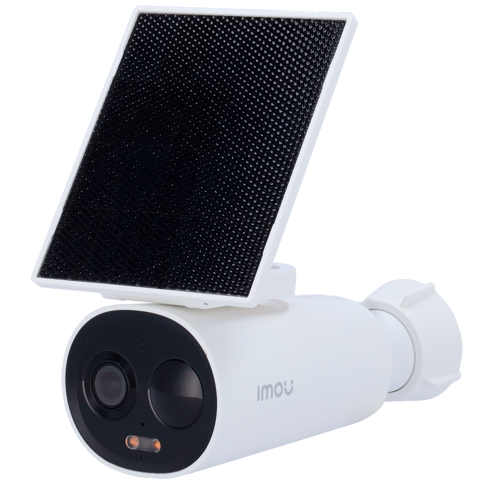 Telecamera Wifi a Batteria Imou 3 Megapixel - Pannello solare integrato - Lente 2.8mm / IR 15m - Rilevamento PIR di persone - Audio Bidirezionale / Sirena - App Imou Life